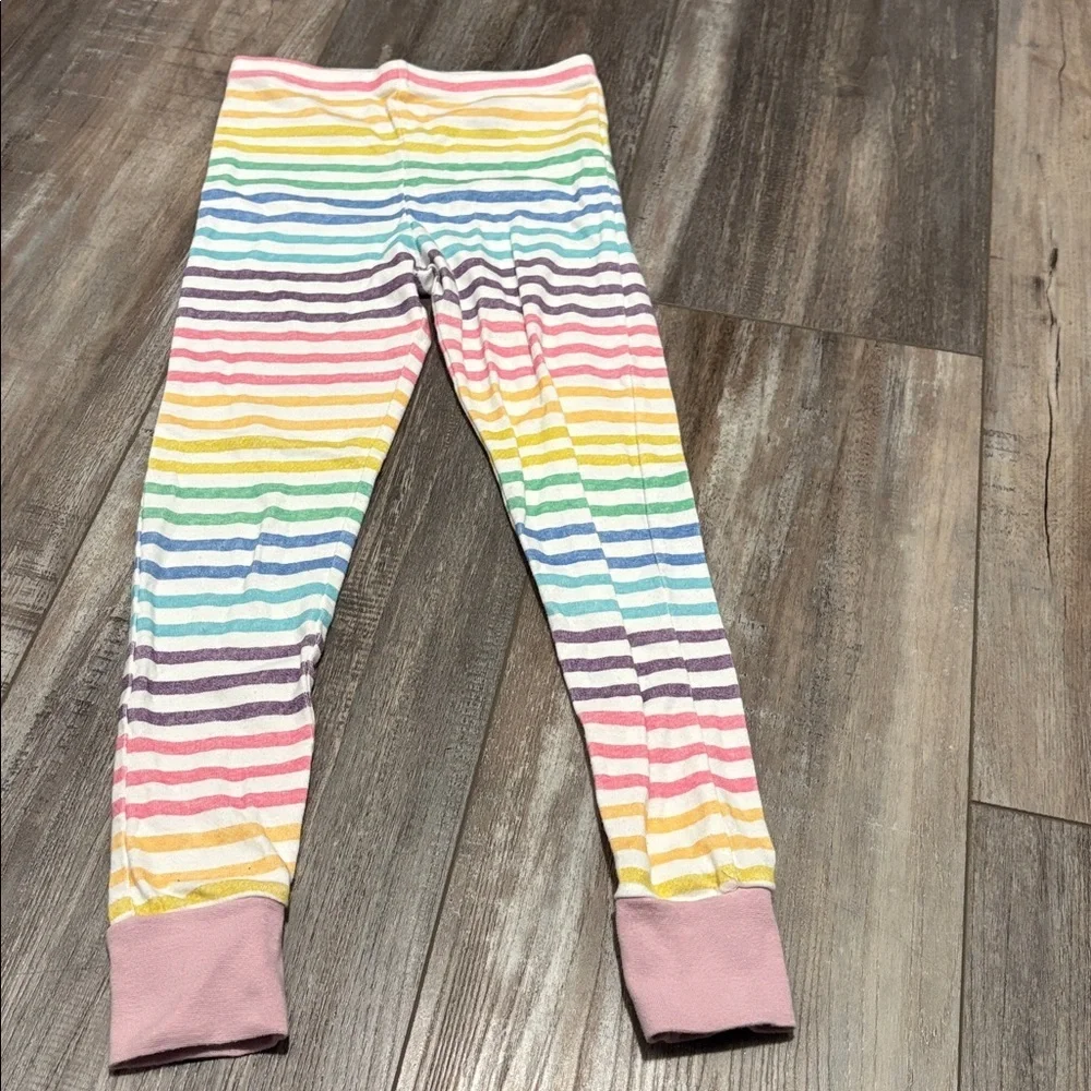 Honest Clothing Rainbow Stripe Pajama Set - Size 7